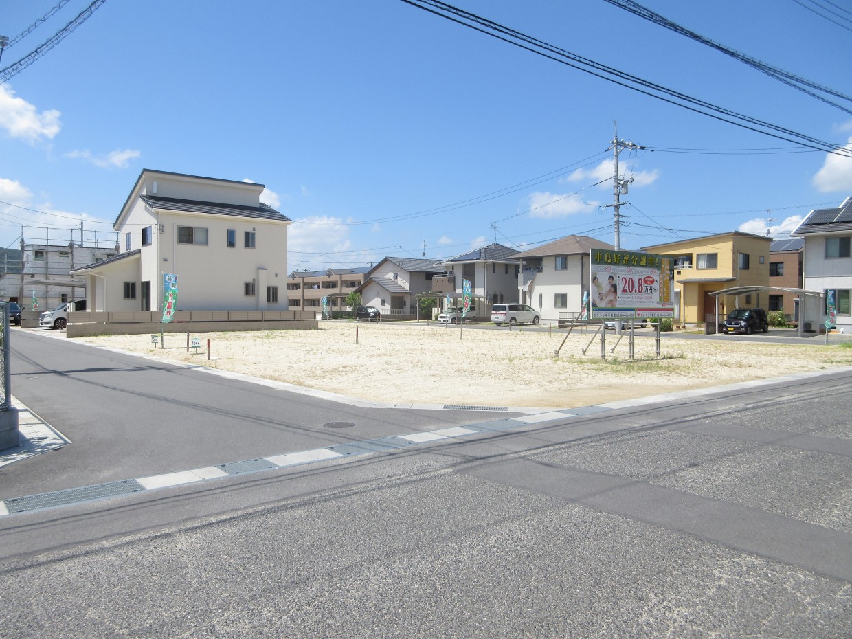 自社分譲地 中 島Ⅰ(全21区画)  ①号地 ご成約頂きました。<br>沢山のお問合せを頂きまして誠に有難う御座いました。