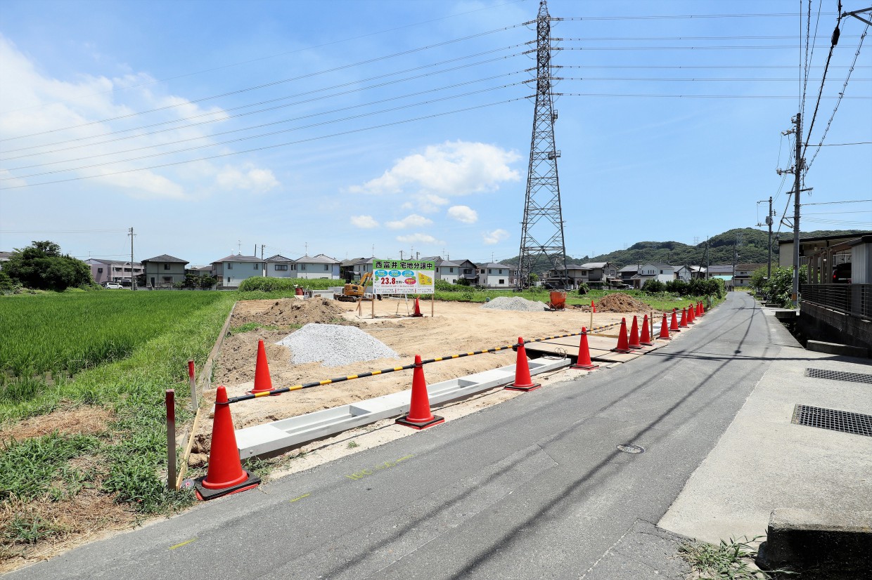 自社分譲地 西富井 (全3区画)  ②号地 ご成約頂きました。<br>沢山のお問合せを頂きまして誠に有難う御座いました。