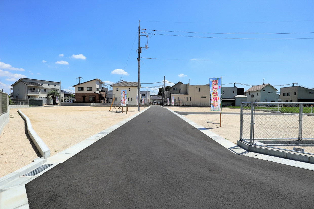 自社分譲地 中 島 (全13区画)  ④号地 ご成約頂きました。<br>沢山のお問合せを頂きまして誠に有難う御座いました。