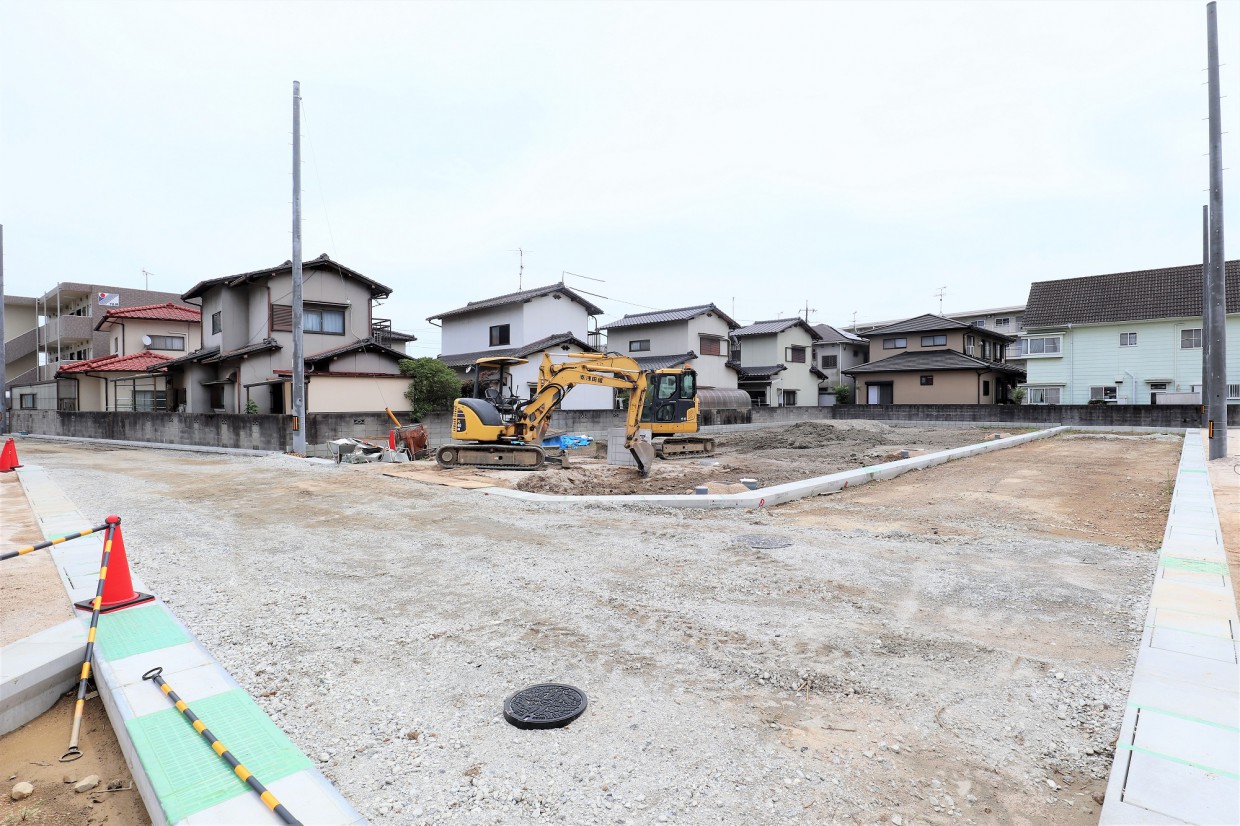 自社分譲地 西阿知町 (全8区画) 7号地 ご成約頂きました。<br>沢山のお問合せを頂きまして誠に有難う御座いました。