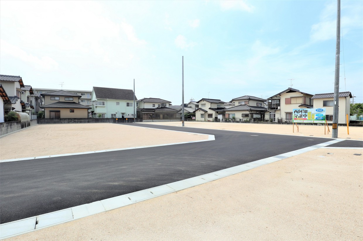 自社分譲地 西阿知町 (全8区画) 完売しました。<br>沢山のお問合せを頂きまして誠に有難う御座いました