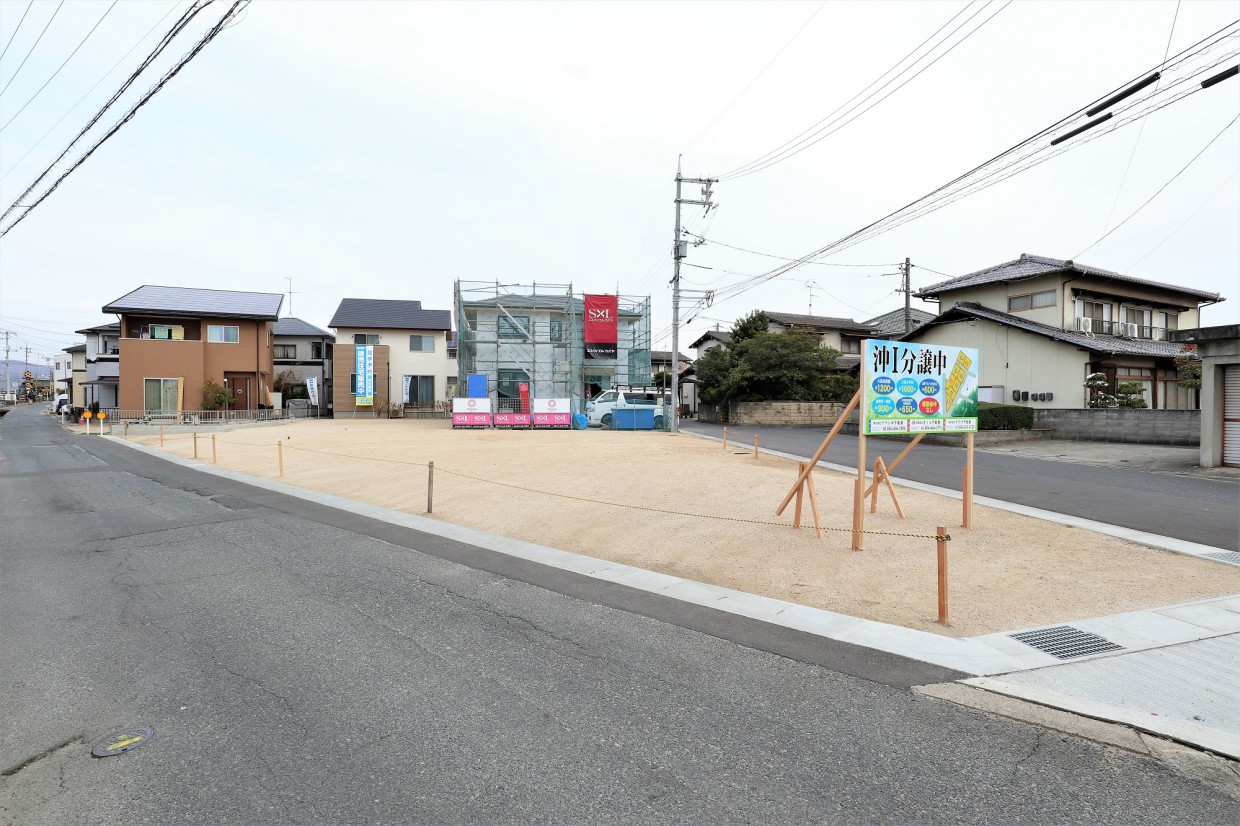 自社分譲地 沖 (全8区画)  ②号地 ご成約頂きました。<br>沢山のお問合せを頂きまして誠に有難う御座いました。